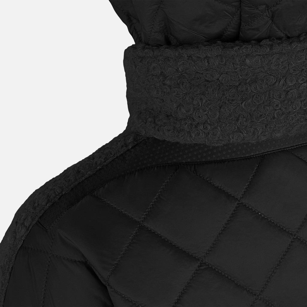 Short coat CALITHE WOMAN Black/Black - image number 3 | GEOX