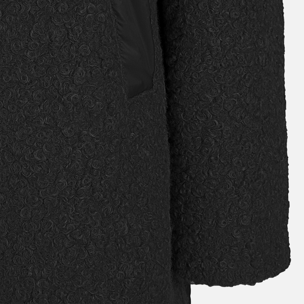 Short coat CALITHE WOMAN Black/Black - image number 4 | GEOX