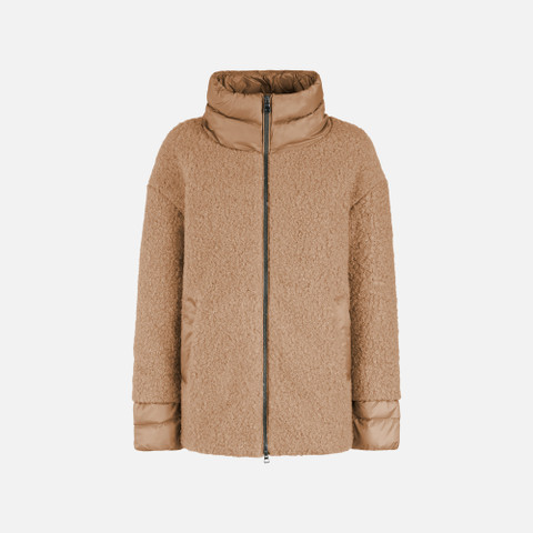 Short coat CALITHE WOMAN Natural - image number 0 | GEOX