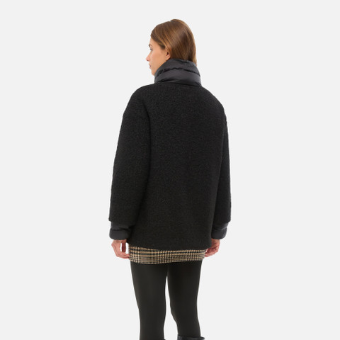 Short coat CALITHE WOMAN Black - image number 5 | GEOX