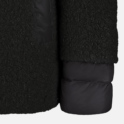 Short coat CALITHE WOMAN Black - image number 7 | GEOX