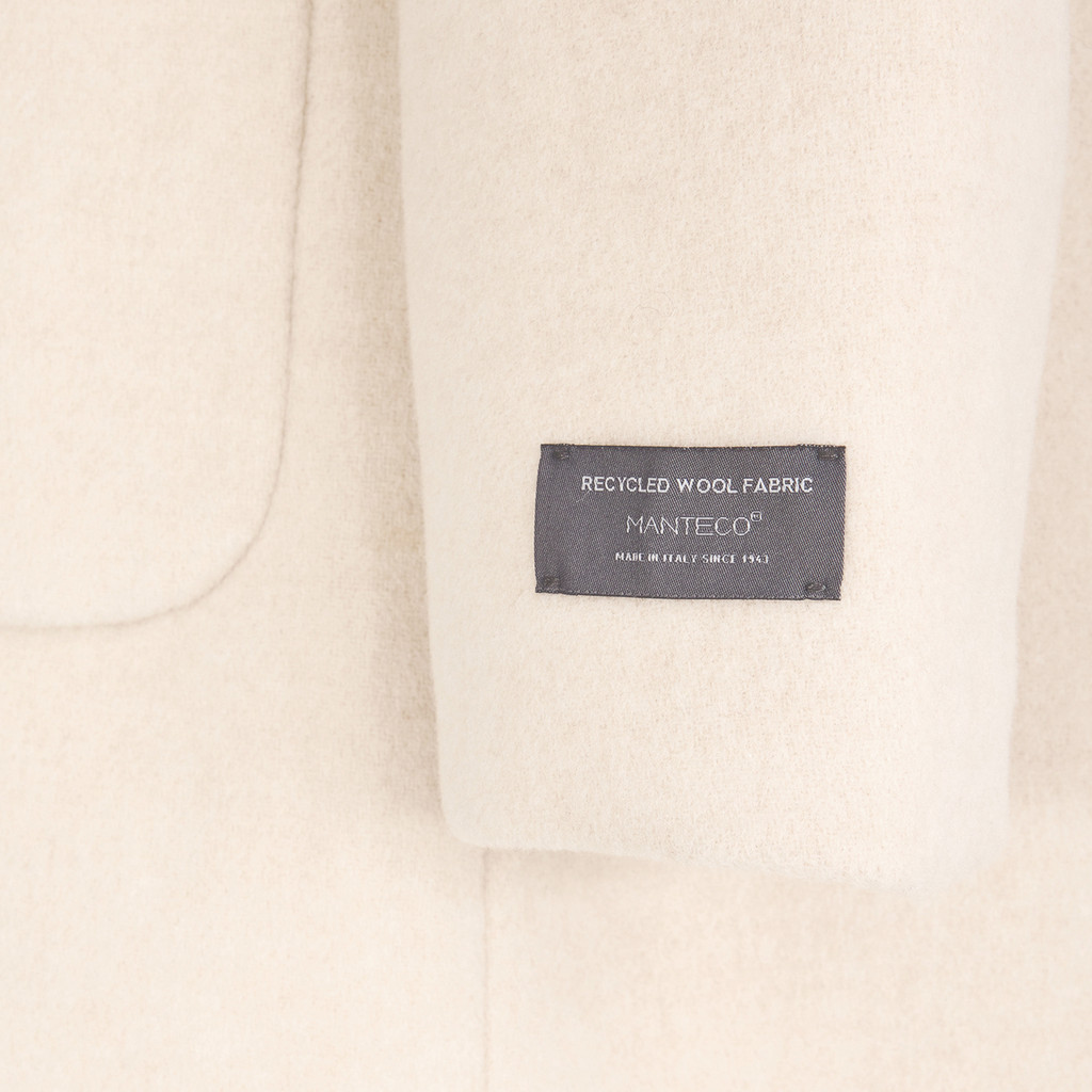 Woollen coats GRAISY WOMAN Cloud Cream - image number 7 | GEOX