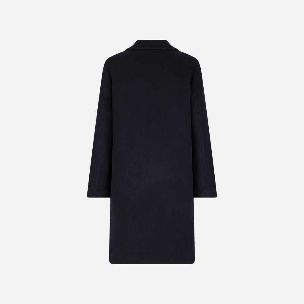 Woollen coats GRAISY WOMAN Dark Navy - image number 4 | GEOX