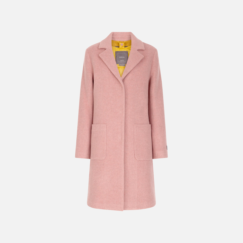 Woollen coats GRAISY WOMAN Old Rose - image number 0 | GEOX
