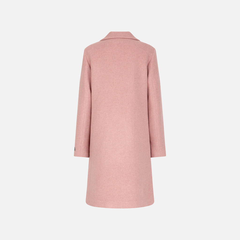 Woollen coats GRAISY WOMAN Old Rose - image number 4 | GEOX