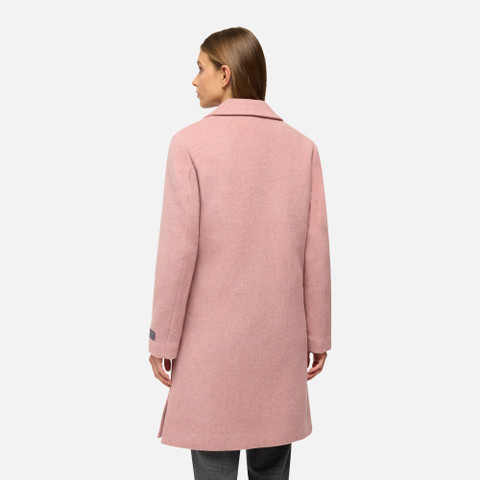 Woollen coats GRAISY WOMAN Old Rose - image number 5 | GEOX