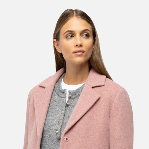 Woollen coats GRAISY WOMAN Old Rose - image number 7 | GEOX