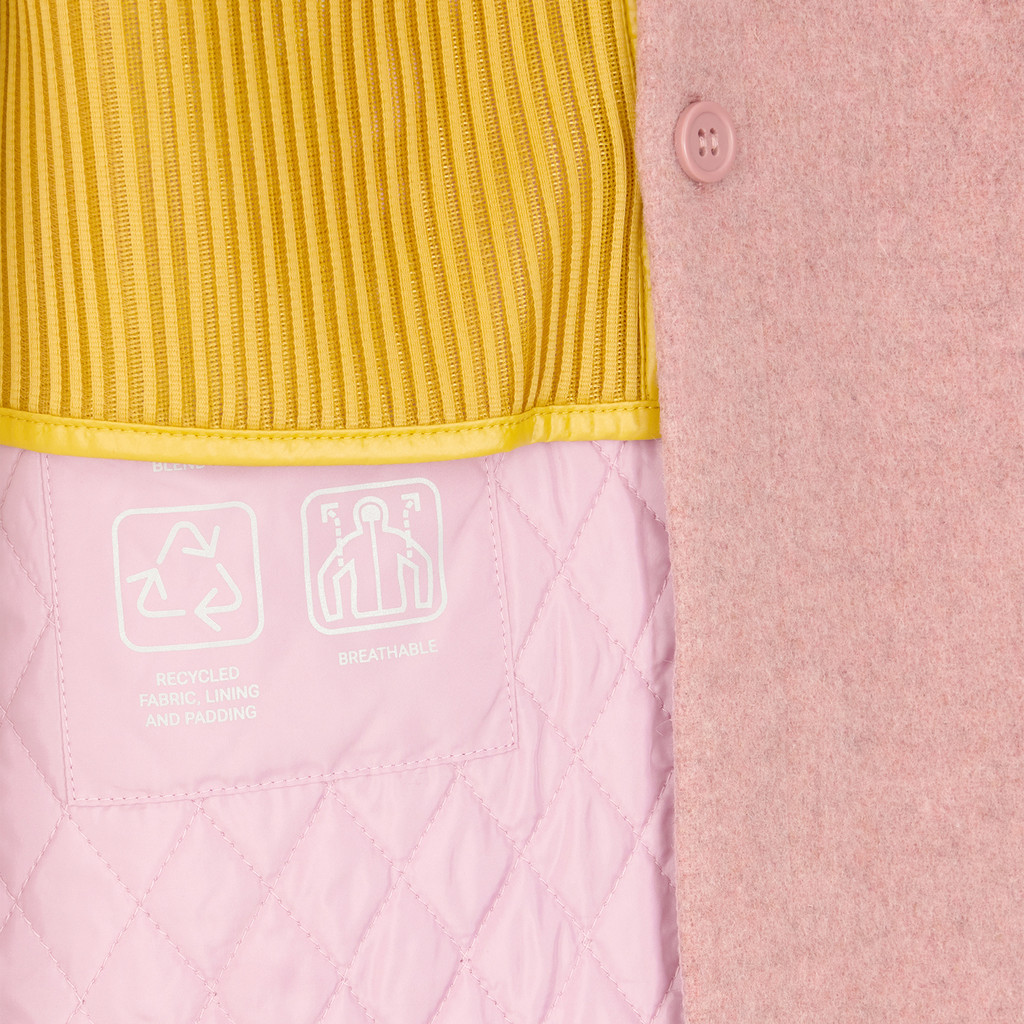Woollen coats GRAISY WOMAN Old Rose - image number 9 | GEOX