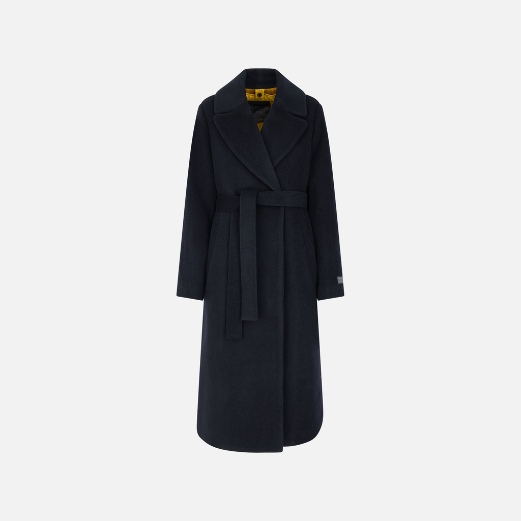 Woollen coats GRAISY WOMAN Dark Navy - image number 0 | GEOX