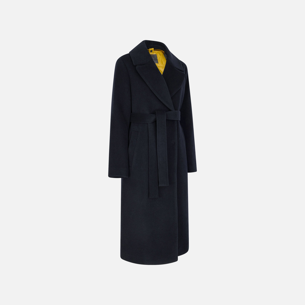 Woollen coats GRAISY WOMAN Dark Navy - image number 2 | GEOX