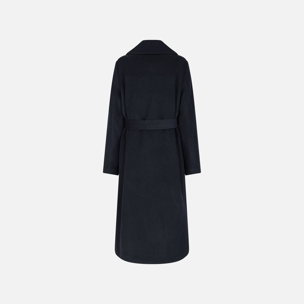 Woollen coats GRAISY WOMAN Dark Navy - image number 4 | GEOX