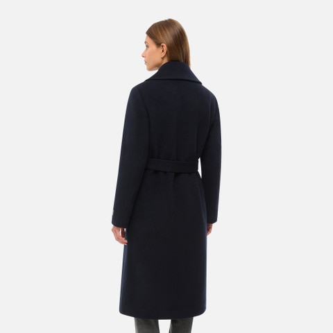 Woollen coats GRAISY WOMAN Dark Navy - image number 5 | GEOX