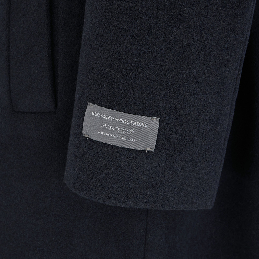 Woollen coats GRAISY WOMAN Dark Navy - image number 7 | GEOX