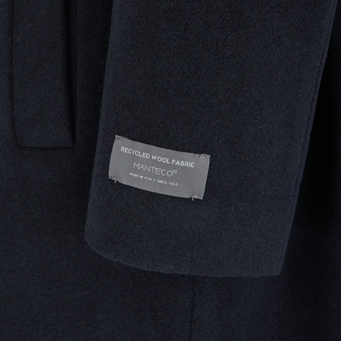 Woollen coats GRAISY WOMAN Dark Navy - image number 7 | GEOX