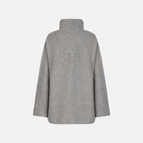 Woollen coats GRAISY WOMAN Charcoal Gray - image number 4 | GEOX