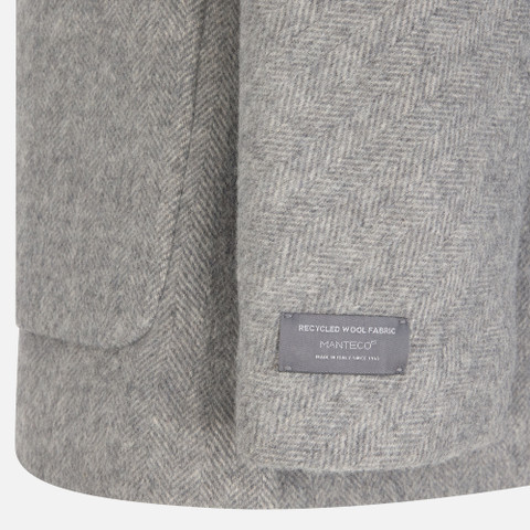 Woollen coats GRAISY WOMAN Charcoal Gray - image number 7 | GEOX