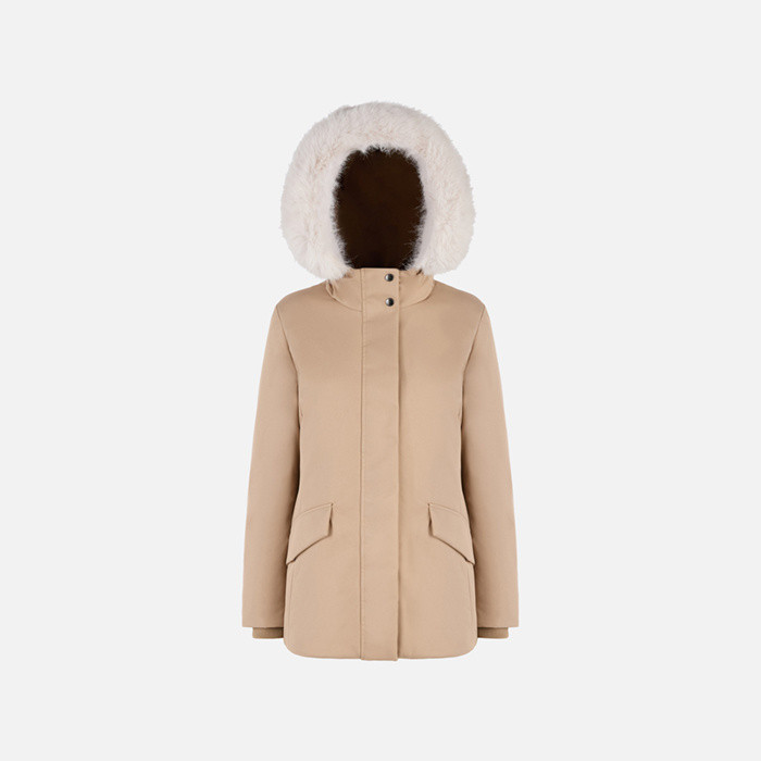 Long parka SPHERICA WOMAN Natural | GEOX