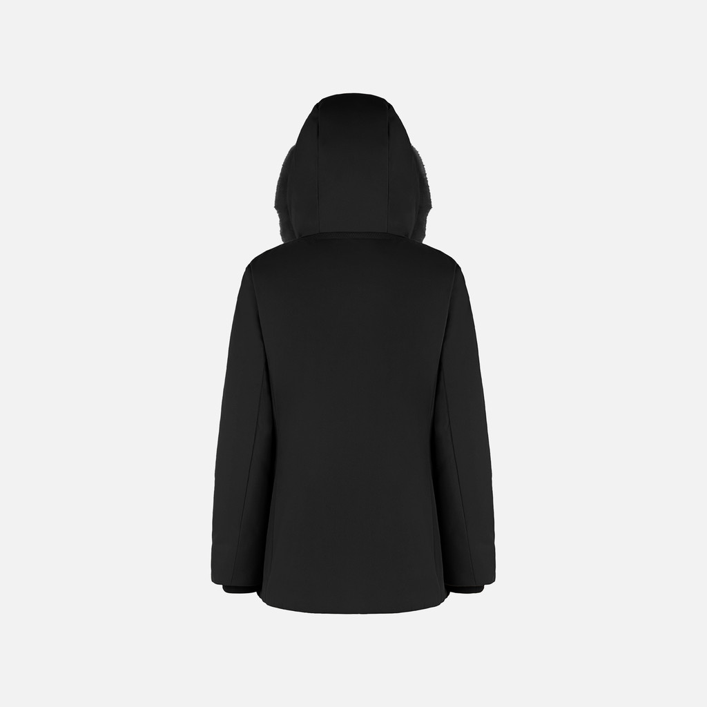 Long parka SPHERICA WOMAN Black - image number 2 | GEOX