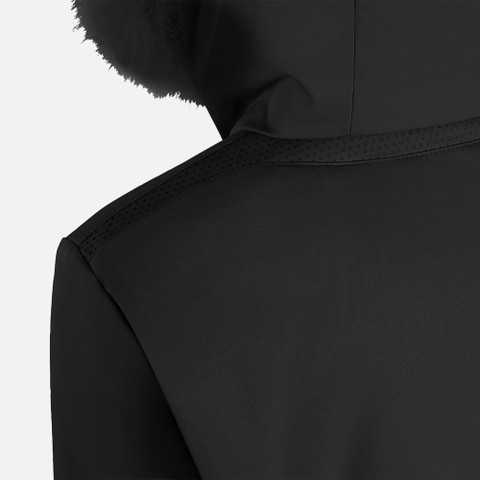 Long parka SPHERICA WOMAN Black - image number 3 | GEOX