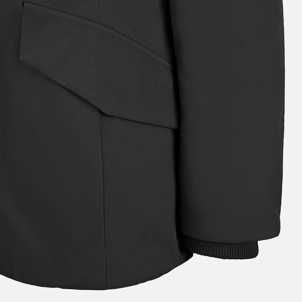 Long parka SPHERICA WOMAN Black - image number 4 | GEOX