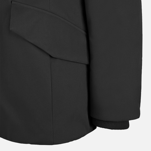 Long parka SPHERICA WOMAN Black - image number 4 | GEOX