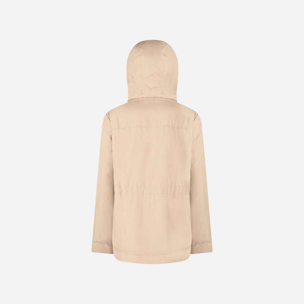 Veste réversible DORALEA FEMME Beige/Vert - image number 2 | GEOX