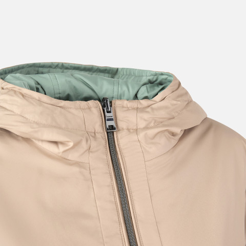 Veste réversible DORALEA FEMME Beige/Vert - image number 7 | GEOX