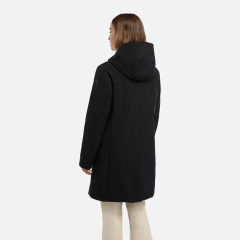 Long parka SPHERICA WOMAN Black - image number 5 | GEOX