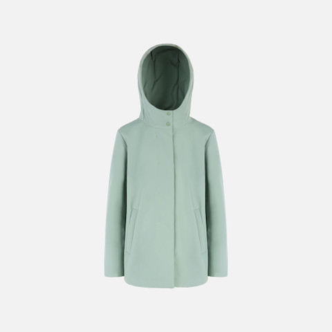 Long parka SPHERICA WOMAN Iceberg Green - image number 0 | GEOX
