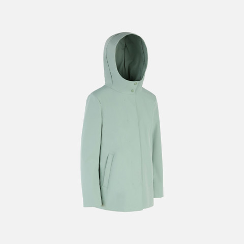 Long parka SPHERICA WOMAN Iceberg Green - image number 2 | GEOX