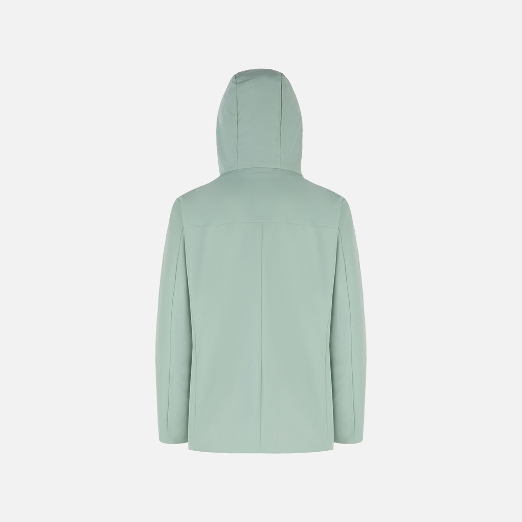Long parka SPHERICA WOMAN Iceberg Green - image number 4 | GEOX