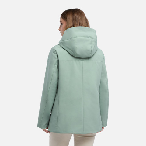 Long parka SPHERICA WOMAN Iceberg Green - image number 5 | GEOX