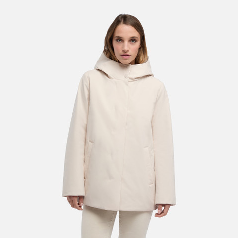 Long parka SPHERICA WOMAN Mid Moonbeam - image number 1 | GEOX