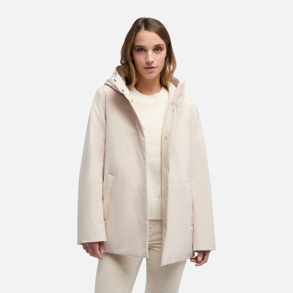 Long parka SPHERICA WOMAN Mid Moonbeam - image number 3 | GEOX