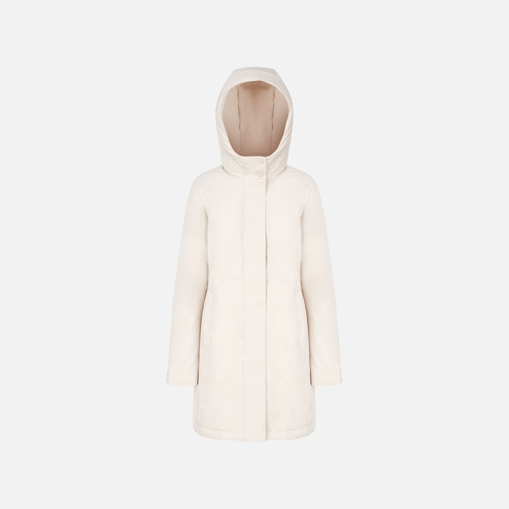 Long parka SPHERICA WOMAN Mid Moonbeam - image number 0 | GEOX