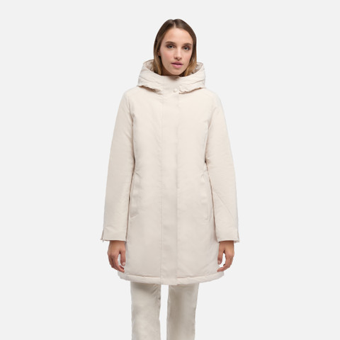 Long parka SPHERICA WOMAN Mid Moonbeam - image number 1 | GEOX