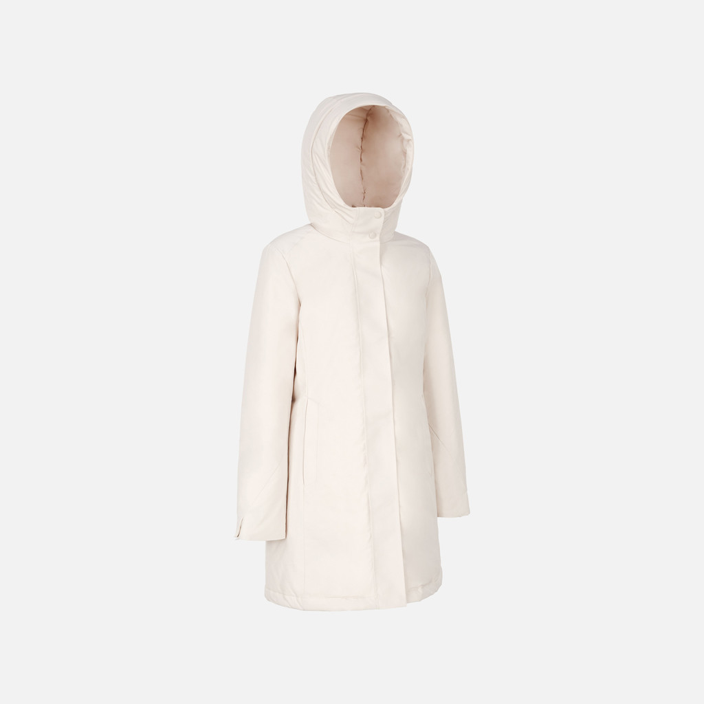Long parka SPHERICA WOMAN Mid Moonbeam - image number 2 | GEOX