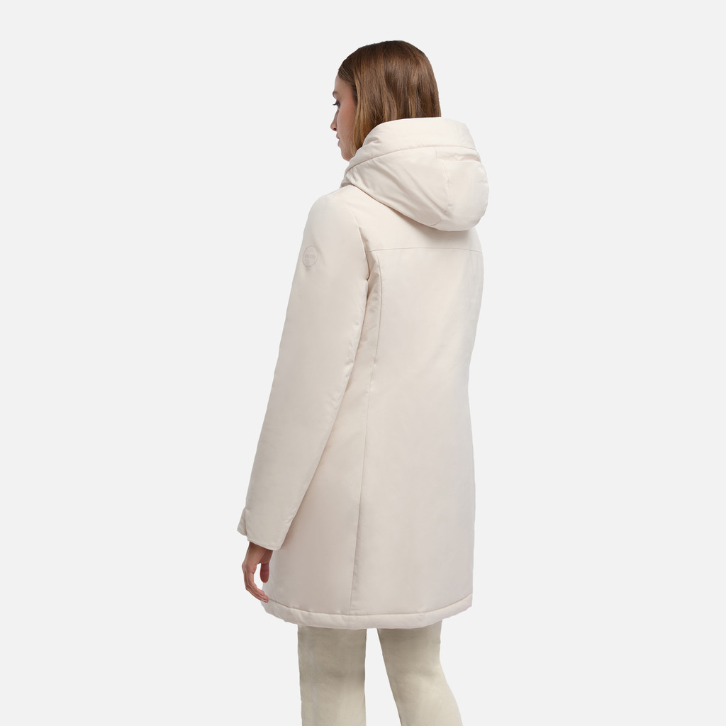 Long parka SPHERICA WOMAN Mid Moonbeam - image number 5 | GEOX