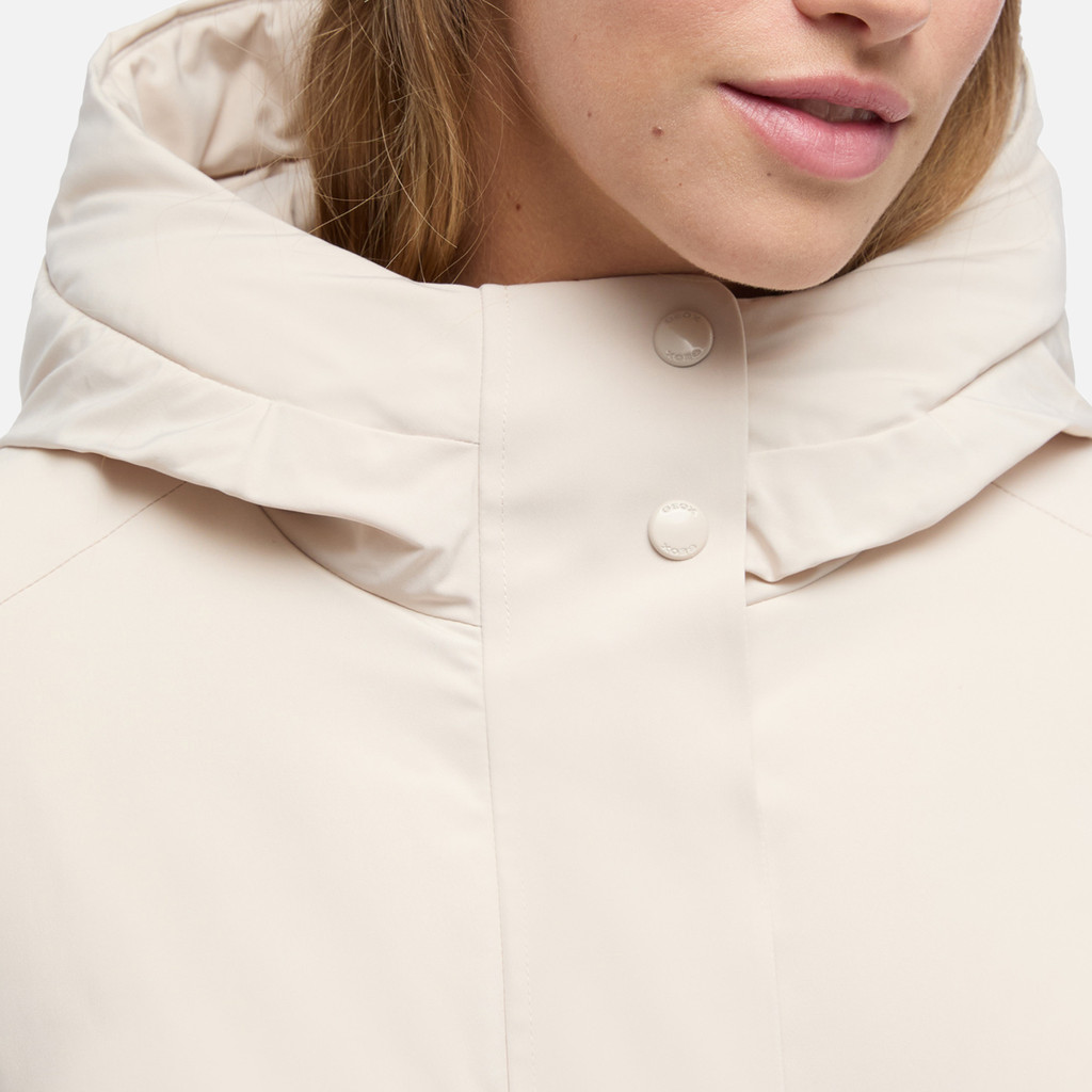 Long parka SPHERICA WOMAN Mid Moonbeam - image number 8 | GEOX