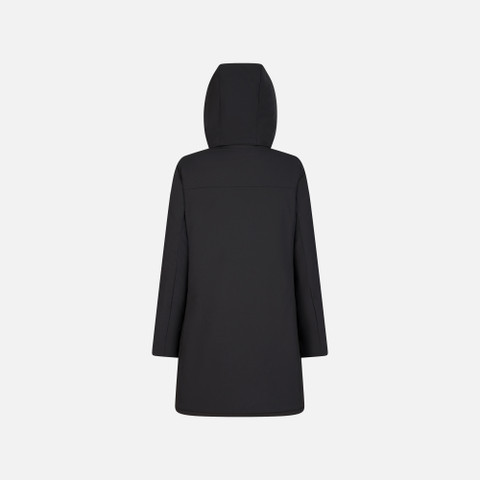 Long parka SPHERICA WOMAN Black - image number 4 | GEOX