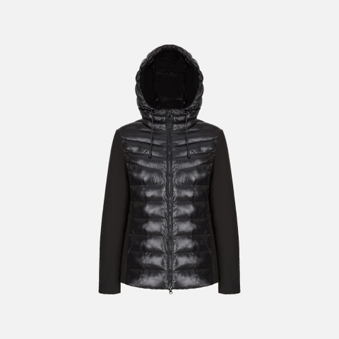 Parka trapuntato SPHERICA DONNA Nero/Nero | GEOX