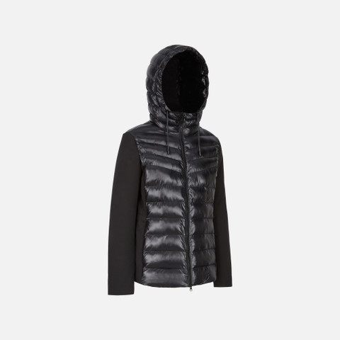 Parka trapuntato SPHERICA DONNA Nero/Nero - image number 2 | GEOX