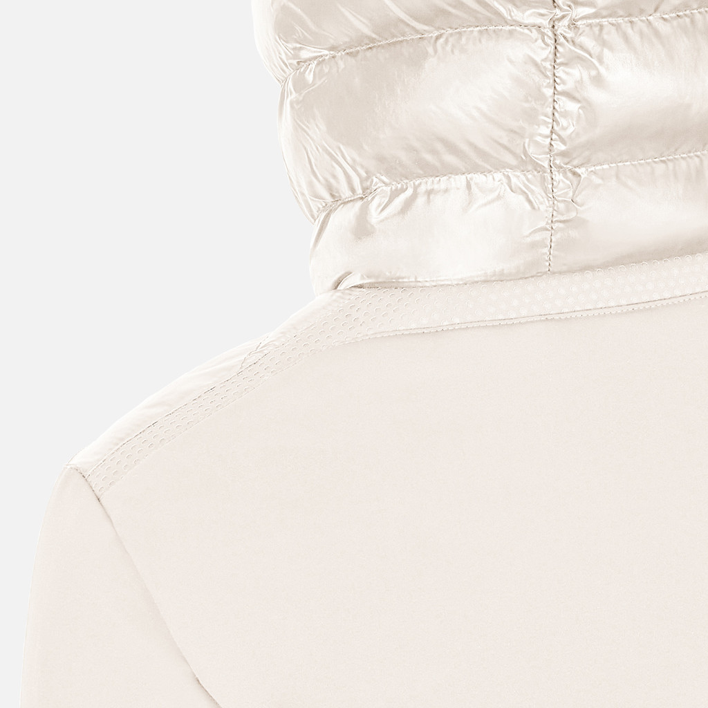 Quilted jacket SPHERICA WOMAN Mid Moonbeam/Mid moonbeam - image number 3 | GEOX