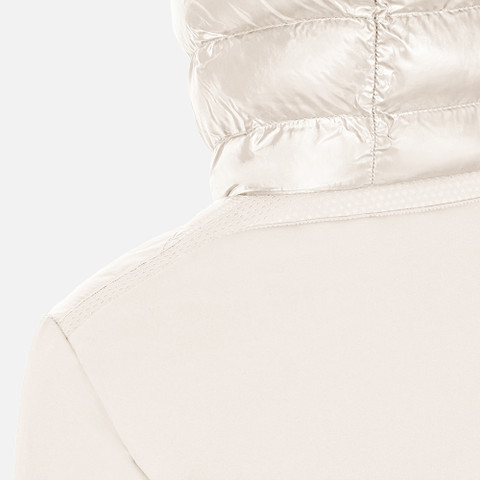 Quilted jacket SPHERICA WOMAN Mid Moonbeam/Mid moonbeam - image number 3 | GEOX