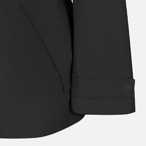 Long parka HOARA ABX WOMAN Black - image number 4 | GEOX