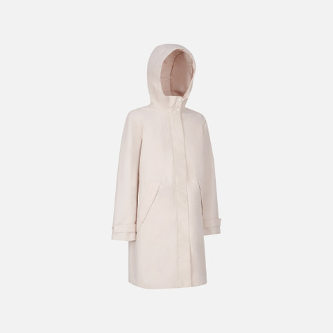 Long parka HOARA ABX WOMAN Mid Moonbeam - image number 2 | GEOX