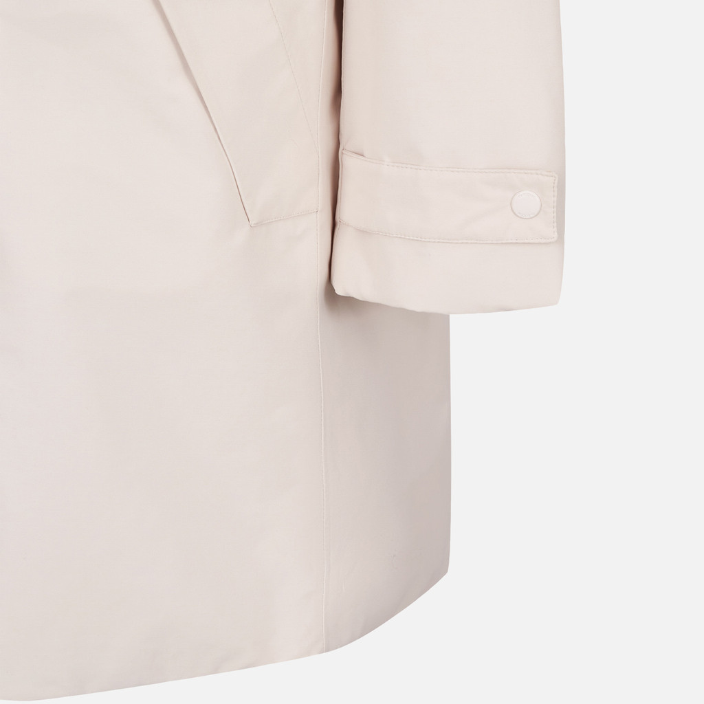 Long parka HOARA ABX WOMAN Mid Moonbeam - image number 7 | GEOX