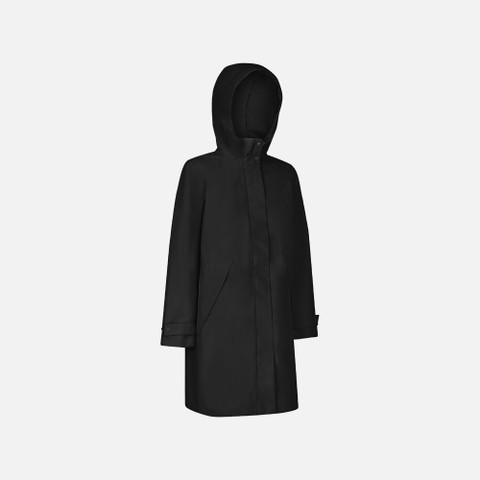 Long parka HOARA ABX WOMAN Black - image number 1 | GEOX