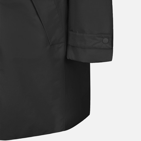 Long parka HOARA ABX WOMAN Black - image number 4 | GEOX