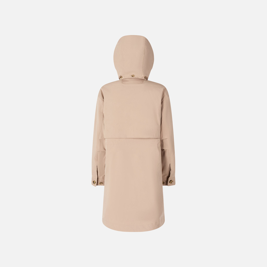 Trench coat ANYWECO WOMAN Natural - image number 2 | GEOX
